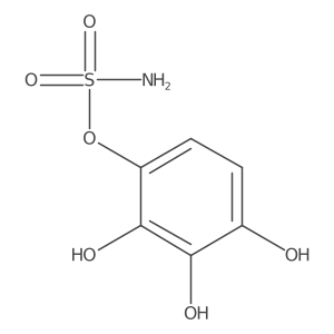 2,3,4-Trihydroxyphenyl sulfamate结构式