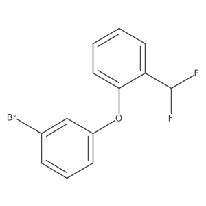 1-(3-Bromophenoxy)-2-(difluoromethyl)benzene Structure