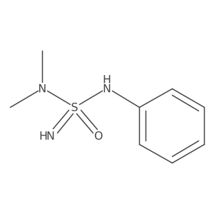 dimethyl(phenyl-S-aminosulfonimidoyl)amine Structure