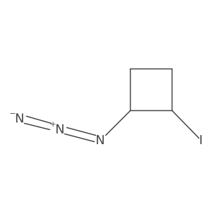 (1R,2R)-1-Azido-2-iodocyclobutane Structure