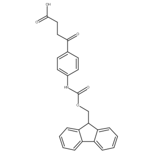 4-[4-({[(9H-fluoren-9-yl)methoxy]carbonyl}amino)phenyl]-4-oxobutanoic acid Structure
