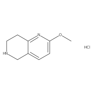 2-Methoxy-5,6,7,8-tetrahydro-1,6-naphthyridine hydrochloride Structure