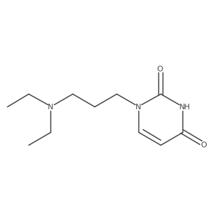 1-[3-(Diethylamino)propyl]-1,2,3,4-tetrahydropyrimidine-2,4-dione结构式