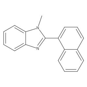 1-Methyl-2-(naphthalen-1-yl)benzoimidazole Structure