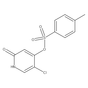 5-Chloro-2-oxo-1,2-dihydropyridin-4-yl 4-methylbenzene-1-sulfonate结构式