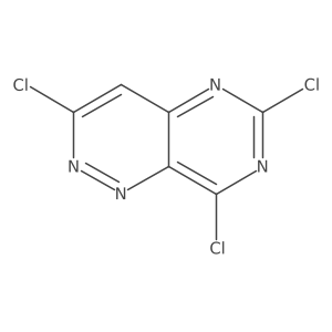 3,6,8-Trichloropyrimido[5,4-c]pyridazine结构式