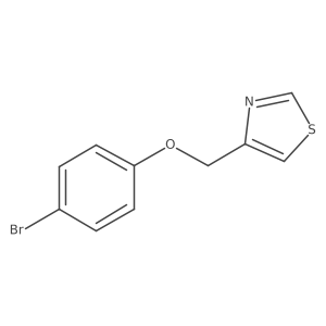 4-[(4-Bromophenoxy)methyl]-1,3-thiazole结构式