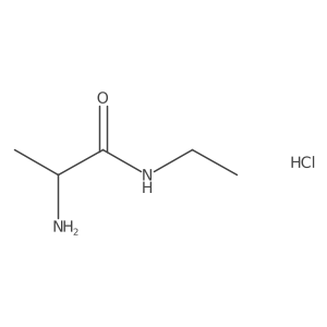 N~1~-ethylalaninamide hydrochloride Structure