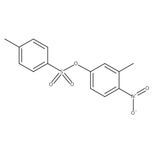 3-Methyl-4-nitrophenyl 4-methylbenzene-1-sulfonate结构式