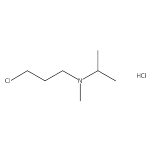 3-Chloro-N-methyl-N-propan-2-ylpropan-1-amine;hydrochloride Structure