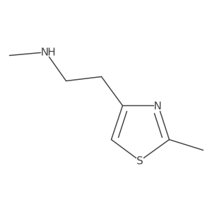 Methyl[2-(2-methyl-1,3-thiazol-4-yl)ethyl]amine结构式