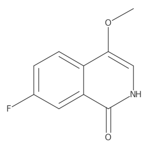 7-Fluoro-4-methoxyisoquinolin-1-OL Structure
