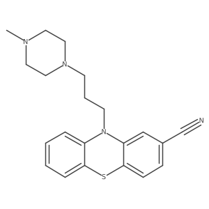 10-(3-(4-Methylpiperazin-1-yl)propyl)-10H-phenothiazine-2-carbonitrile结构式