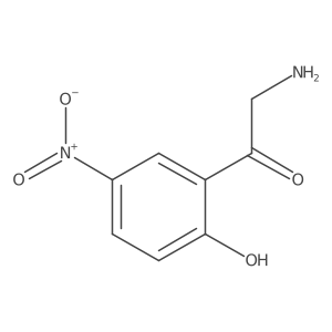 2-Amino-1-(2-hydroxy-5-nitrophenyl)ethan-1-one Structure