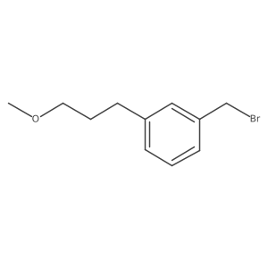 1-Bromomethyl-3-(3-methoxypropyl)benzene Structure
