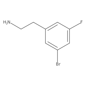 2-(3-Bromo-5-fluorophenyl)ethanamine Structure