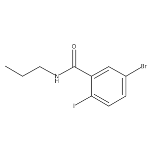 5-bromo-2-iodo-N-propylbenzamide Structure