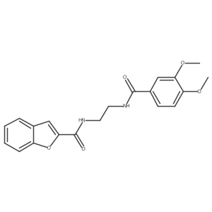 N-{2-[(3,4-dimethoxybenzoyl)amino]ethyl}-1-benzofuran-2-carboxamide Structure