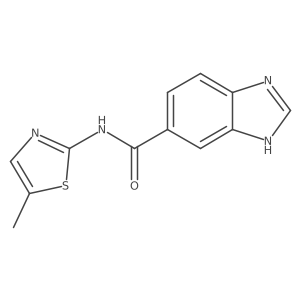 n-(5-Methylthiazol-2-yl)-1h-benzo[d]imidazole-5-carboxamide Structure