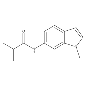 N-(1-Methyl-1H-indol-6-yl)isobutyramide结构式