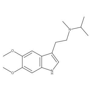5,6-Dimethoxy-N-methyl-N-isopropyltryptamine Structure