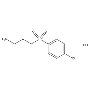 3-(4-Chlorobenzenesulfonyl)-propylamine hydrochloride结构式