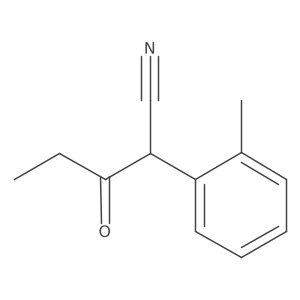 2-(2-Methylphenyl)-3-oxopentanenitrile Structure