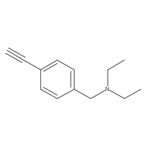N-ethyl-N-(4-ethynylbenzyl)ethanamine Structure