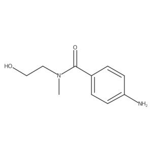 4-amino-N-(2-hydroxyethyl)-N-methylbenzamide Structure