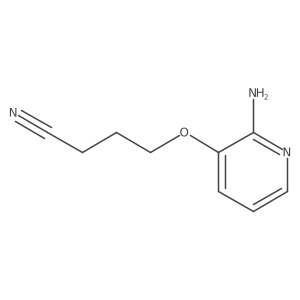 4-[(2-Aminopyridin-3-yl)oxy]butanenitrile结构式