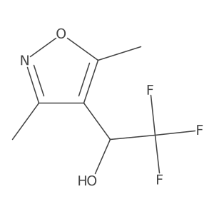 1-(Dimethyl-1,2-oxazol-4-yl)-2,2,2-trifluoroethan-1-ol Structure