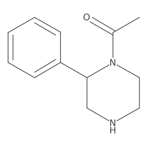 1-(2-Phenyl-1-piperazinyl)ethanone Structure