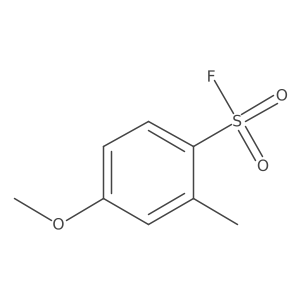 4-Methoxy-2-methylbenzene-1-sulfonyl fluoride结构式