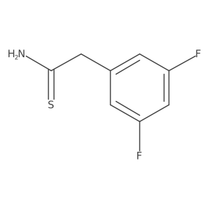 2-(3,5-Difluorophenyl)ethanethioamide结构式