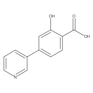 2-Hydroxy-4-(3-pyridinyl)benzoic acid结构式