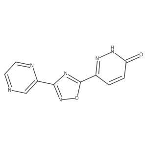 6-(3-pyrazin-2-yl-1,2,4-oxadiazol-5-yl)pyridazin-3(2H)-one结构式