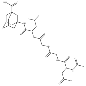 Ac-dggl-adamatanylglycine-NH2结构式