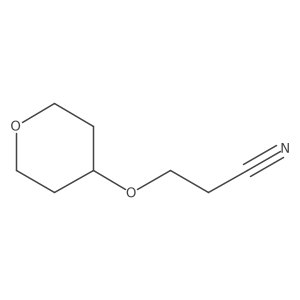 3-(Oxan-4-yloxy)propanenitrile结构式