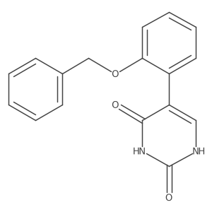 5-(2-Benzyloxyphenyl)-(2,4)-dihydroxypyrimidine结构式