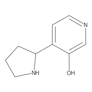 (R)-4-(Pyrrolidin-2-yl)pyridin-3-ol Structure