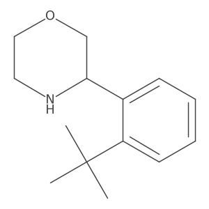 3-(2-Tert-butylphenyl)morpholine结构式