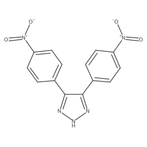 4,5-Bis(4-nitrophenyl)-2H-1,2,3-triazole结构式