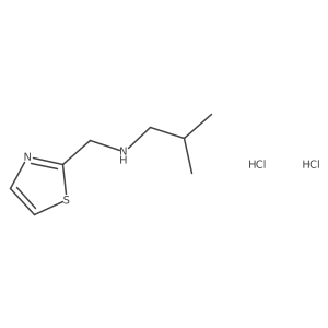 2-methyl-N-(1,3-thiazol-2-ylmethyl)propan-1-amine dihydrochloride Structure