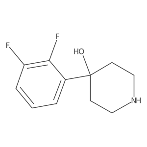 4-(2,3-Difluorophenyl)piperidin-4-ol Structure
