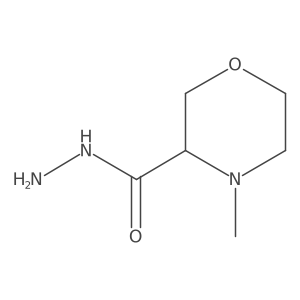 4-Methylmorpholine-3-carbohydrazide Structure