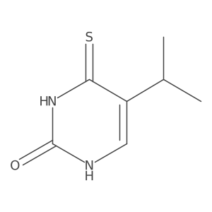 5-Isopropyl-4-thiouracil结构式