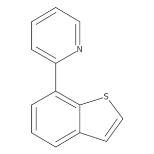 2-(1-Benzothiophen-7-yl)pyridine Structure