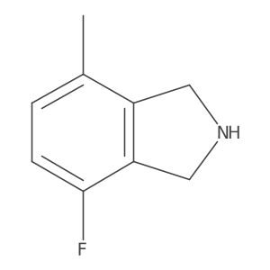 4-Fluoro-7-methylisoindoline结构式