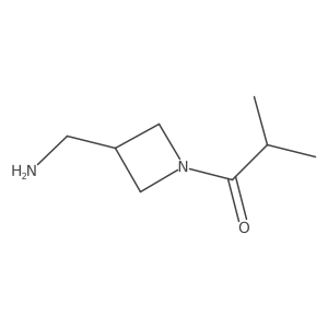 1-(3-(Aminomethyl)azetidin-1-yl)-2-methylpropan-1-one Structure