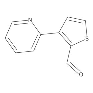 3-(2-Pyridinyl)-2-thiophenecarboxaldehyde Structure